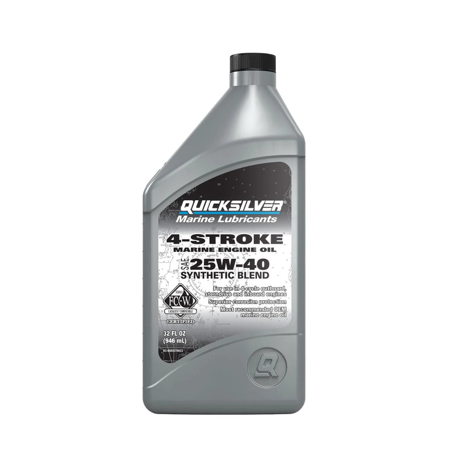 Quicksilver 25W40 4 Stroke Oil Synthetic Blend