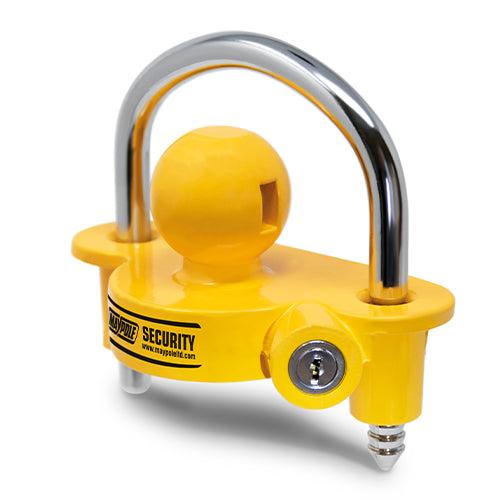 Maypole MP953 Universal Hitchlock – 50mm Coupling Security Lock with Case Hardened Steel