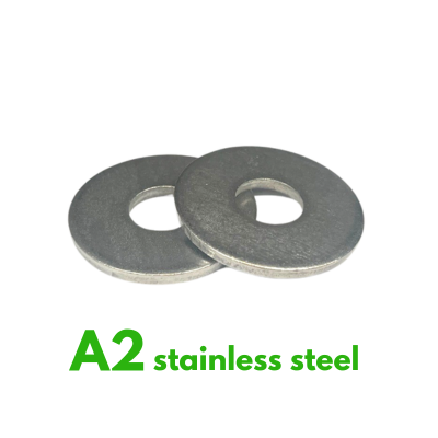 M5 A2 ST/ST FORM G FLAT WASHERS DIN9021 / ISO7093
