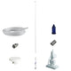 Banten 0.9M Stainless Steel Powerboat Whip Antenna