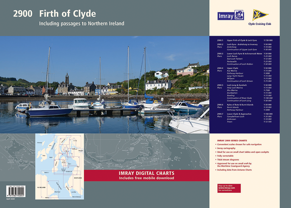 Stanfords Firth Of Clyde - Including passages to Northern Ireland (2900)