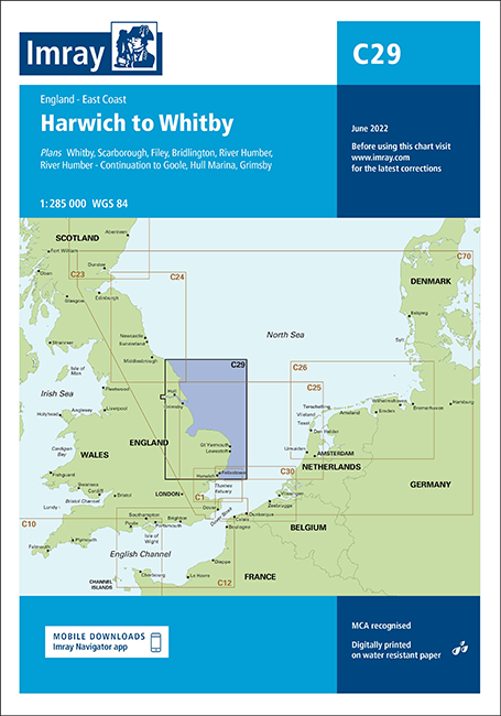 Imray C29 Harwich to Whitby