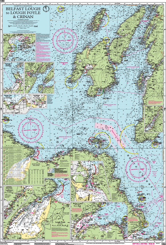 Imray C64 Belfast Lough To Lough Foyle & Crinan