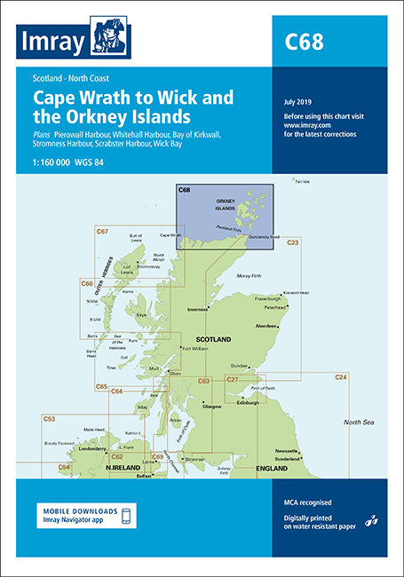 Imray C68 Cape Wrath to Wick and the Orkney Islands