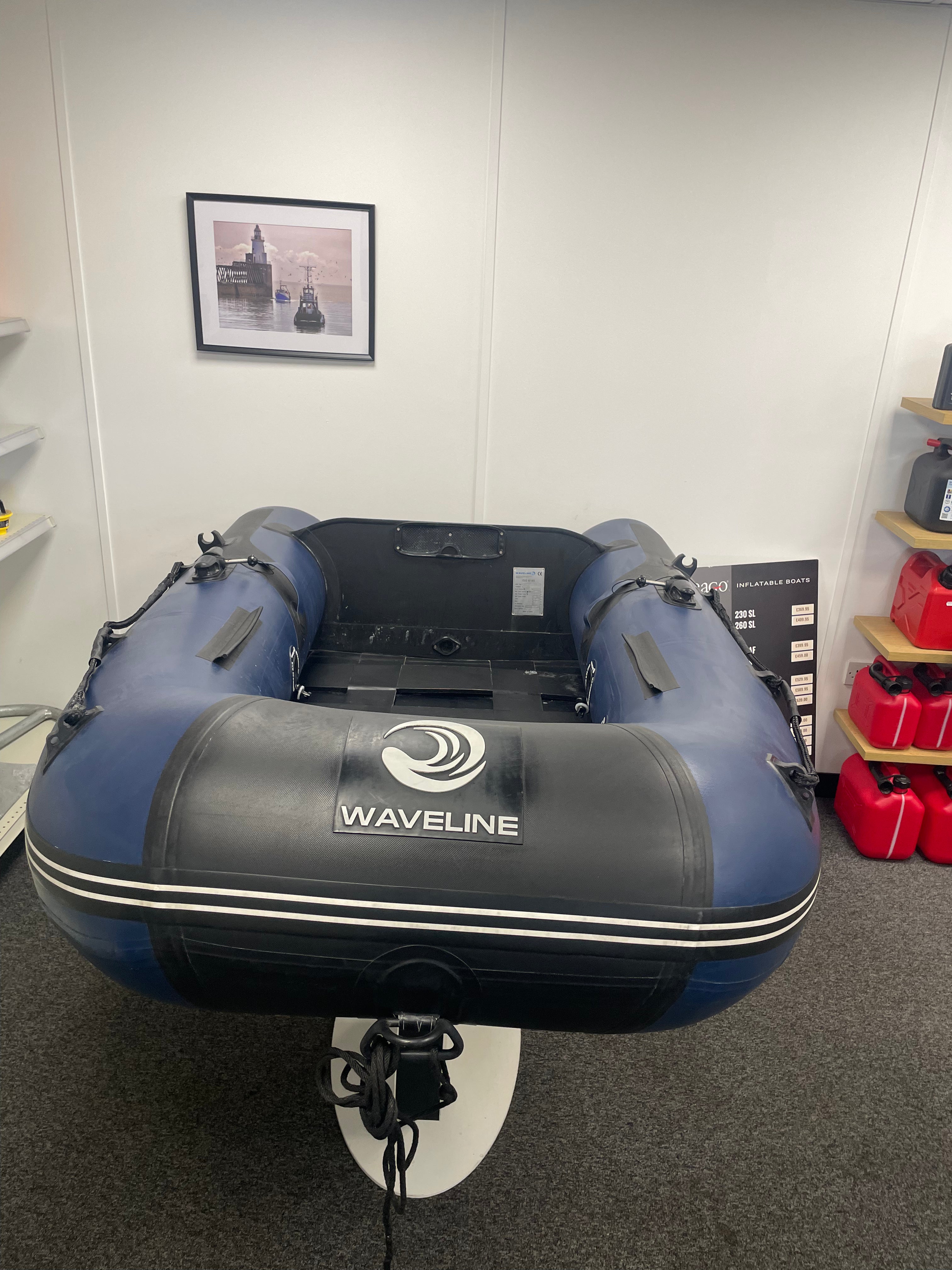APPROVED USED: Waveline Superlight Inflatable Boat - Slatted 210cm