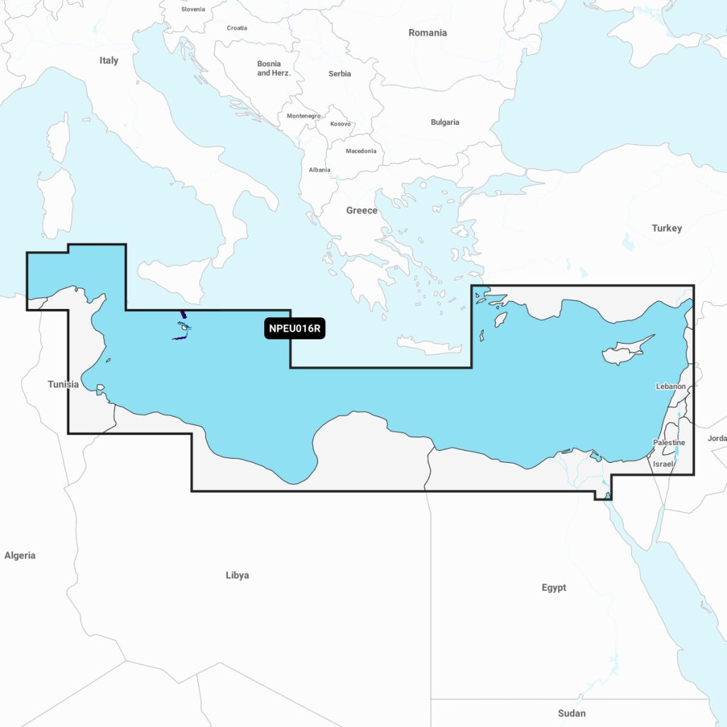 Navionics Platinum+™ - Mediterranean Sea, Southeast NPEU016R microSD™/SD™