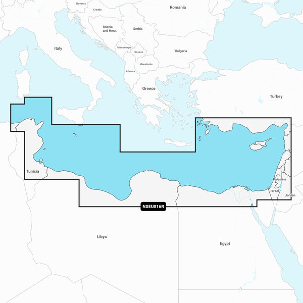 Navionics+™ Mediterranean Sea, Southeast NSEU016R microSD™/SD™
