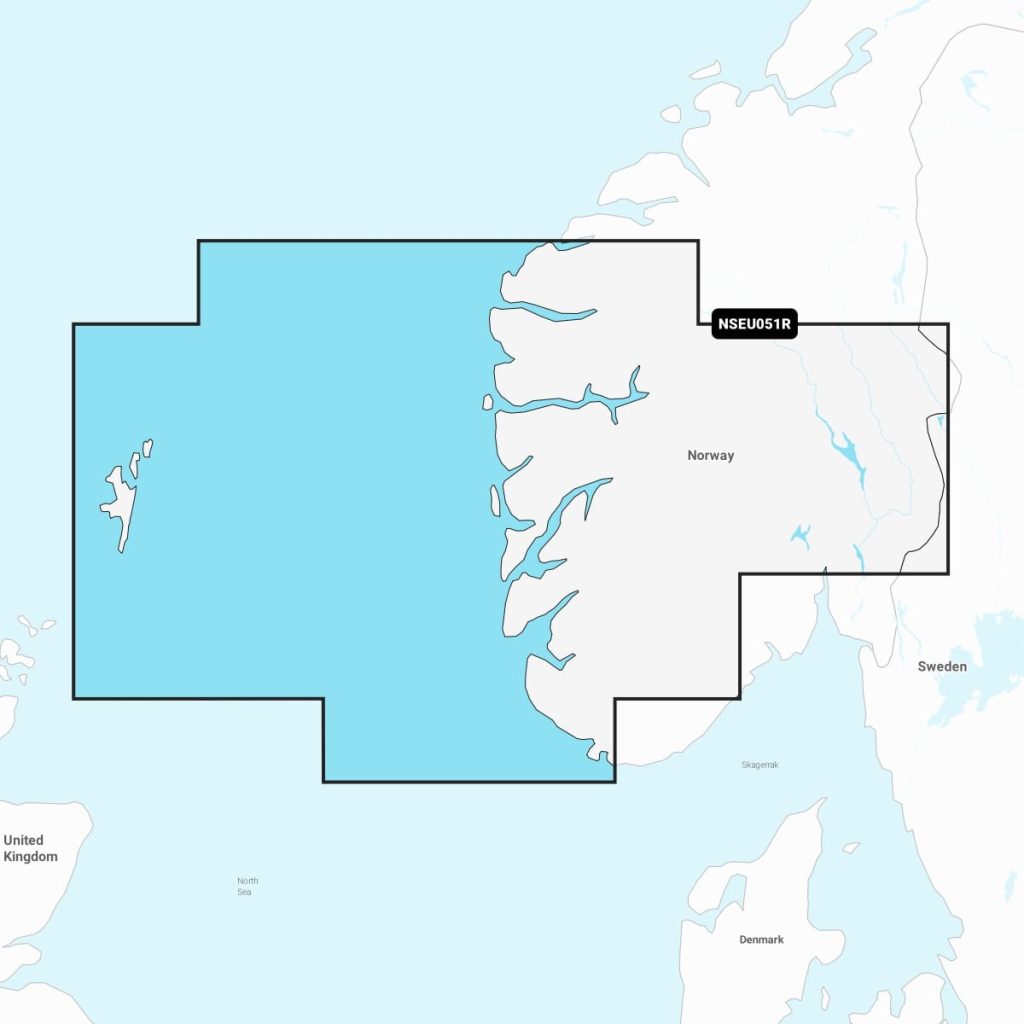 Navionics+™  - Norway, Lista to Sognefjord NSEU051R microSD™/SD™