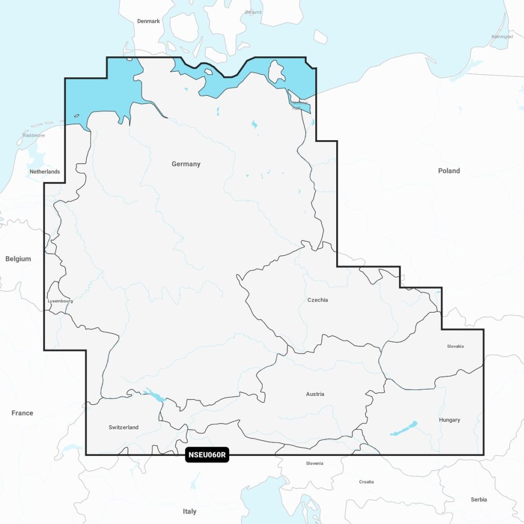 Navionics+™ Marine Charts - Germany, Lakes & Rivers – Inland Charts NSEU060R