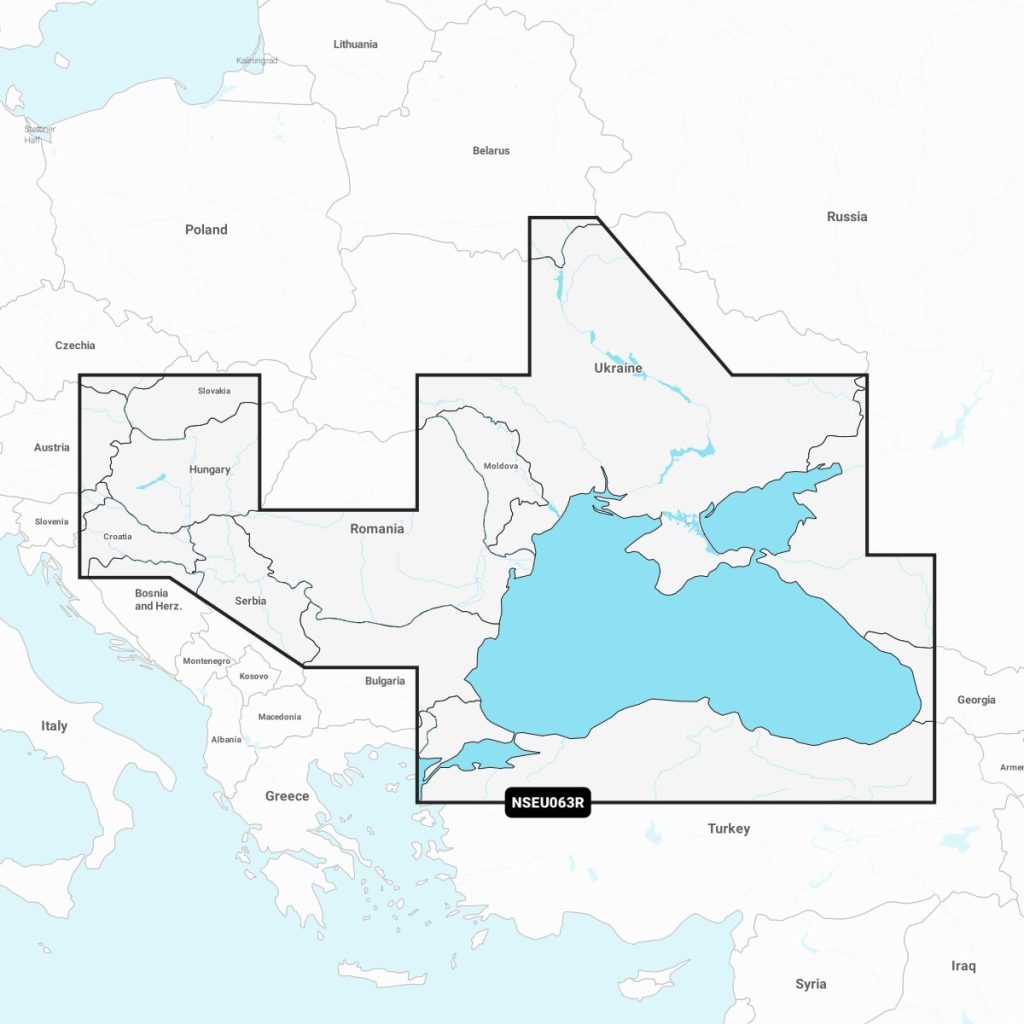 Garmin Navionics+™ Marine Charts  - Black Sea & Azov Sea NSEU063R