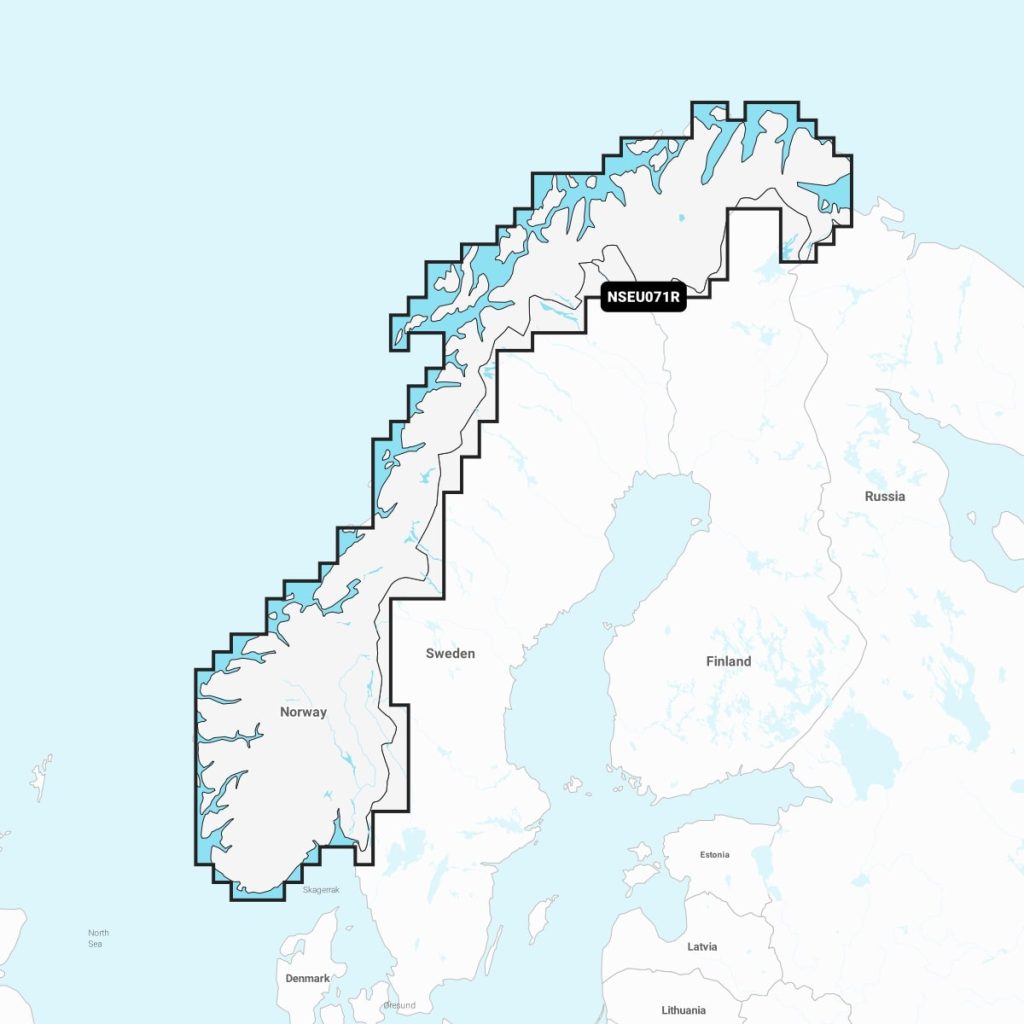 Navionics+™ - Norway, Lakes & Rivers NSEU071R microSD™/SD™