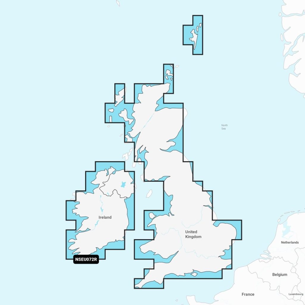 Navionics+™ - U.K. & Ireland Lakes & Rivers NSEU072R microSD™/SD™