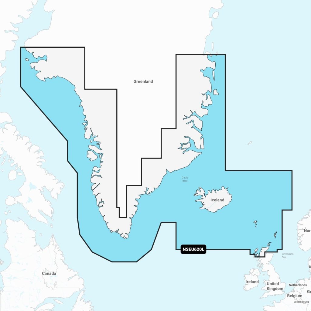 Navionics+™  - Greenland & Iceland NSEU620L microSD™/SD™
