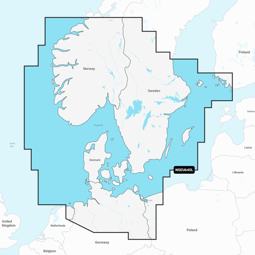 Navionics+™ - Scandinavia, South & Germany, North NSEU645L microSD™/SD™