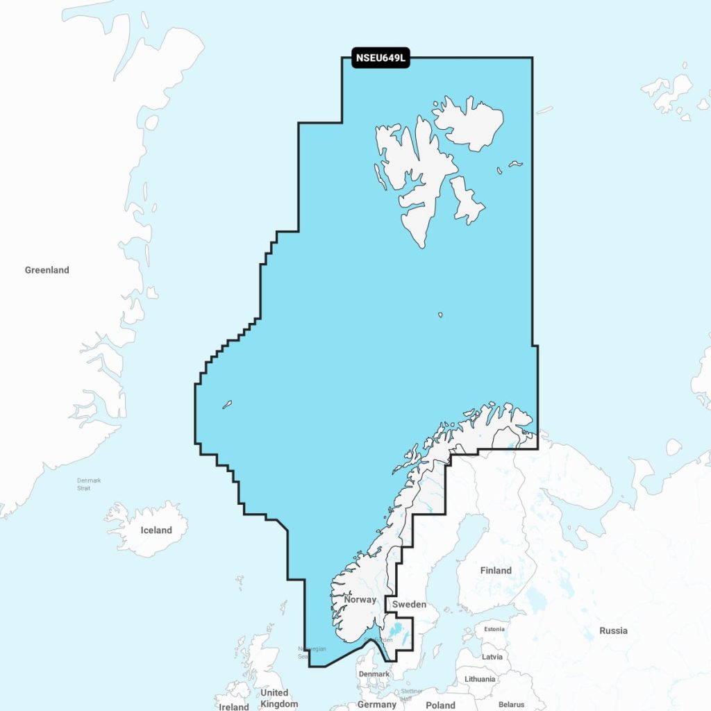 Navionics+™ – Norway NSEU649L microSD™/SD™