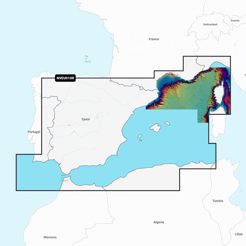 Navionics Vision+™ - Spain, Mediterranean Coast NVEU010R microSD™/SD™