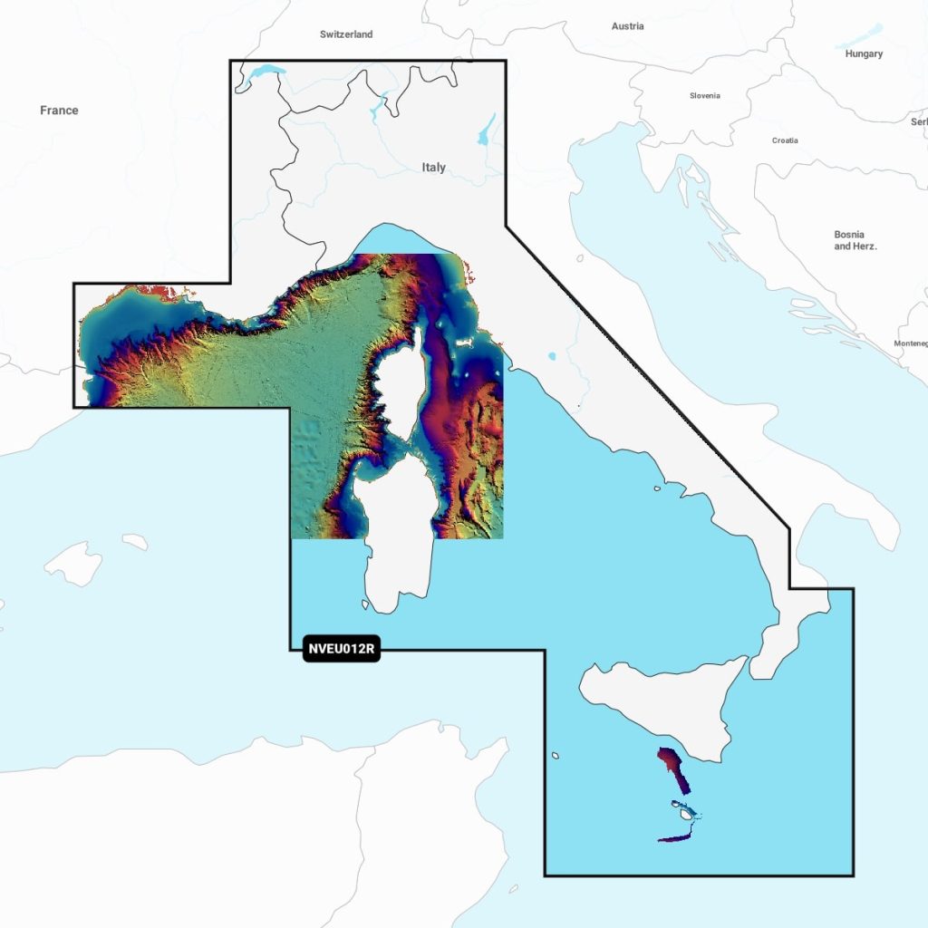 Navionics Vision+™ - Mediterranean Sea, Cen. & West NVEU012R microSD™/SD™