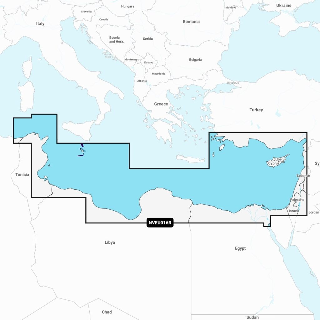Navionics Vision+™ - Mediterranean Sea, Southeast NVEU016R microSD™/SD™