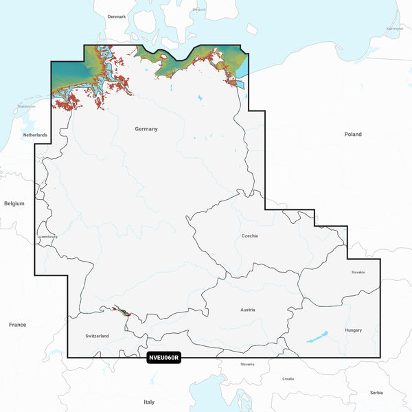 Navionics Vision+™ Germany, Lakes & Rivers NVEU060R microSD™/SD™