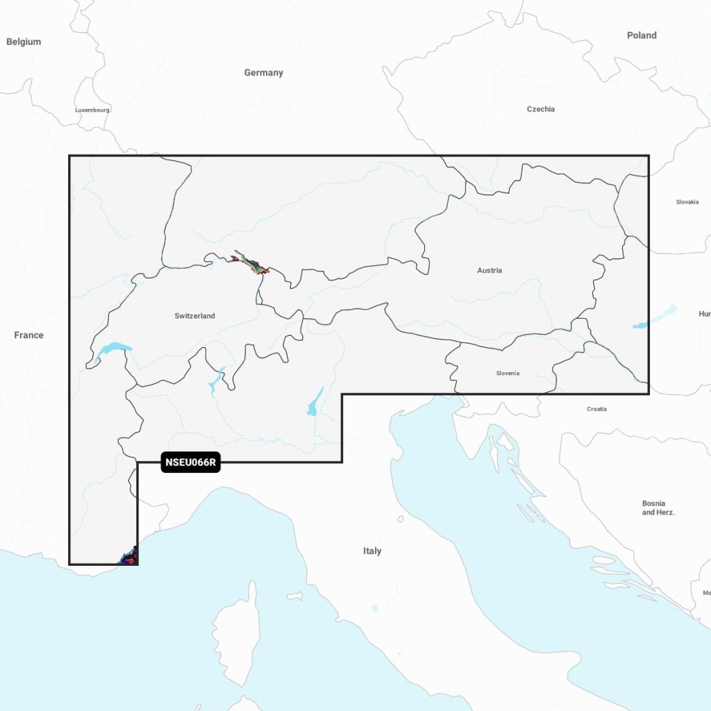 Navionics Vision+™ - Alpine, Lakes & Rivers NVEU066R microSD™/SD™