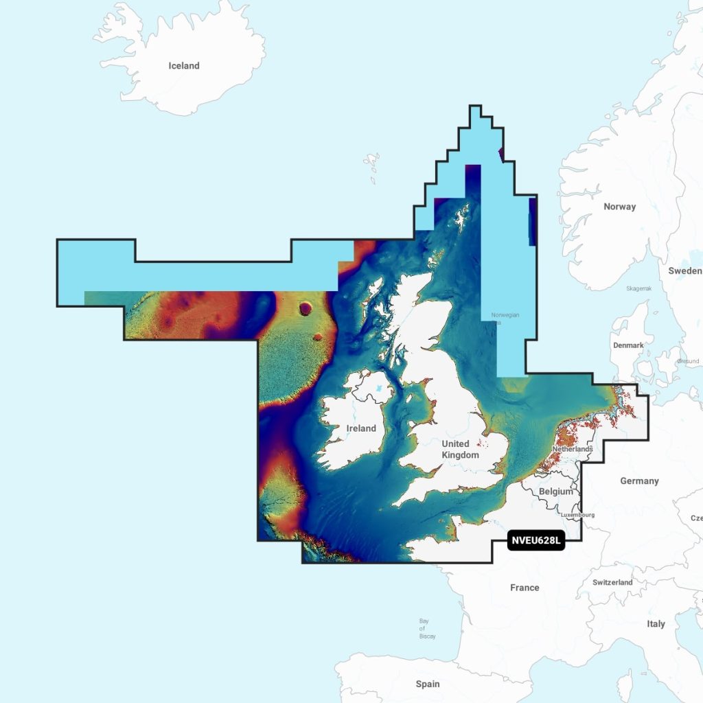 Navionics Vision+™ - U.K., Ireland & Holland NVEU628L microSD™/SD™