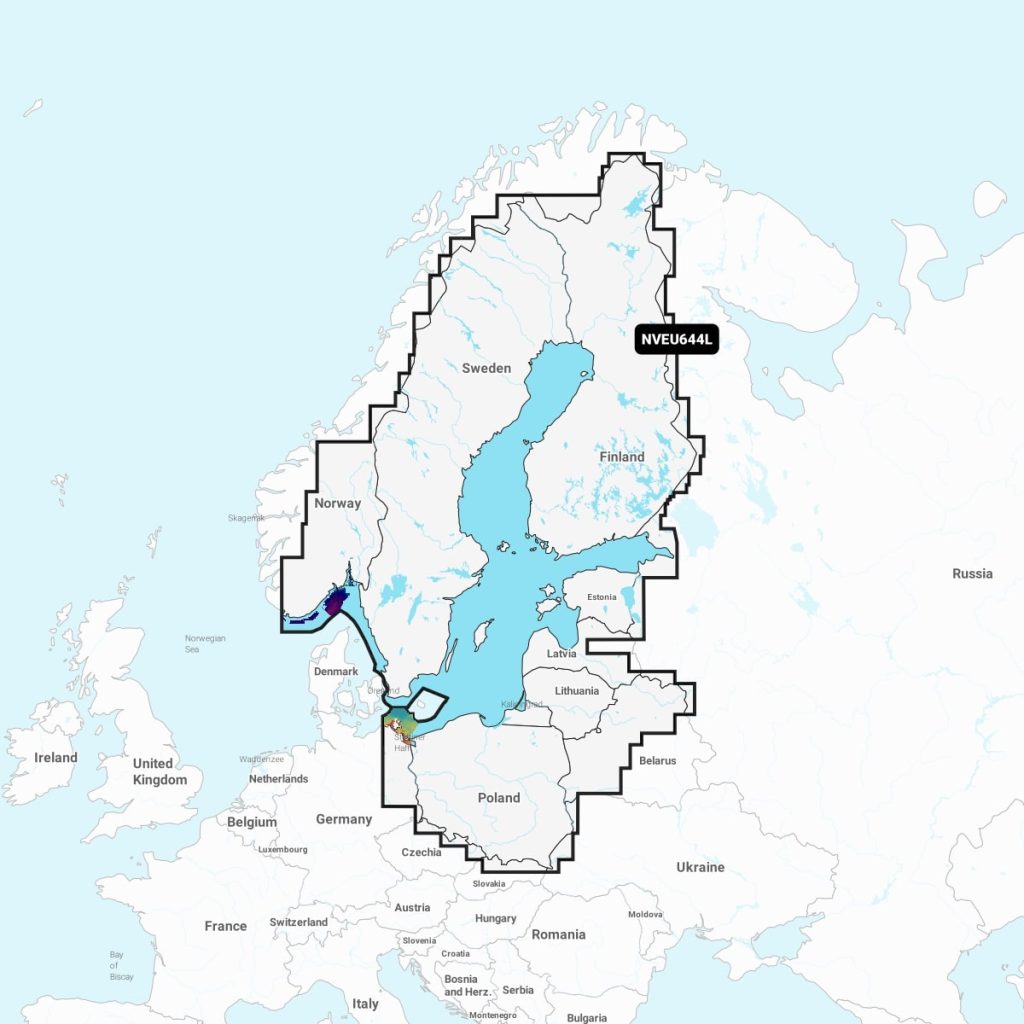 Navionics Vision+™ - Baltic Sea NVEU644L microSD™/SD™