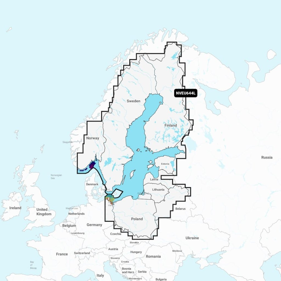 Navionics Vision+™ - Baltic Sea NVEU644L microSD™/SD™