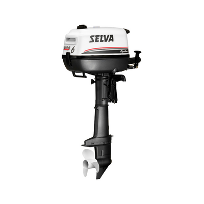 Selva Oyster 6HP Big Foot Sail 4-Stroke Outboard Engine Extra Long shaft