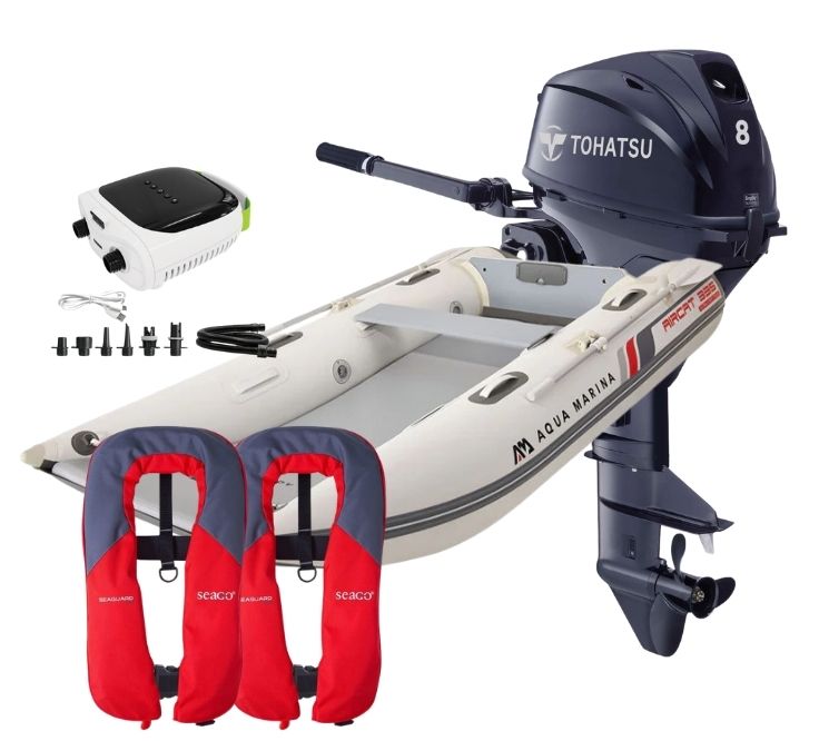Aircat 335 & 8HP Tohatsu