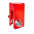 Streetwize 110 x 110 Red Coupling Lock – Heavy Duty Caravan & Trailer Security Lock
