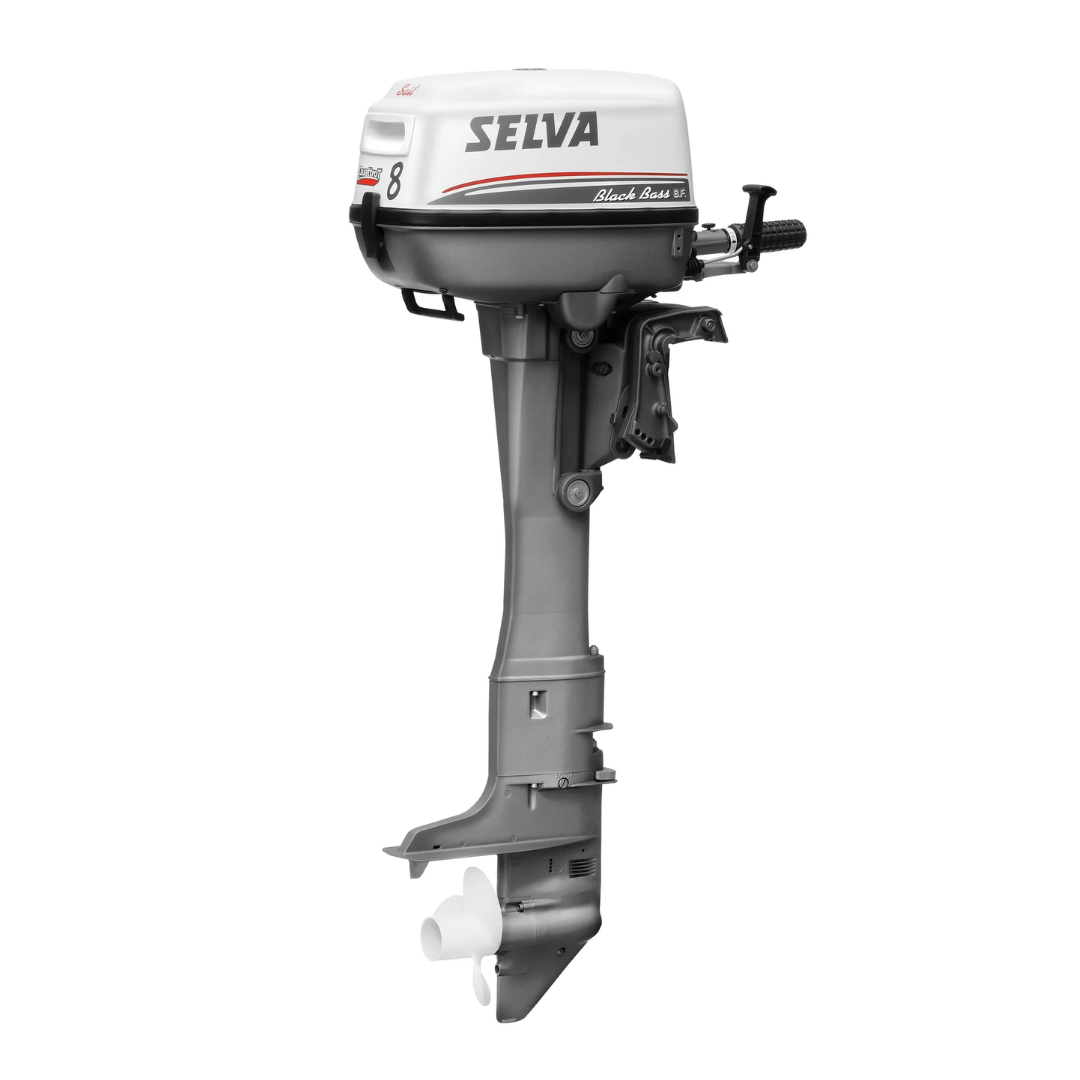 Selva Black Bass Big Foot Sail 8HP 4-Stroke Outboard Engine Extra Long shaft