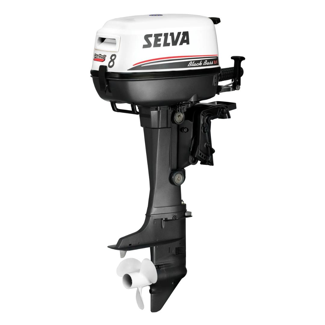 Selva Black Bass Big Foot 8HP 4-Stroke Outboard Engine Short Shaft