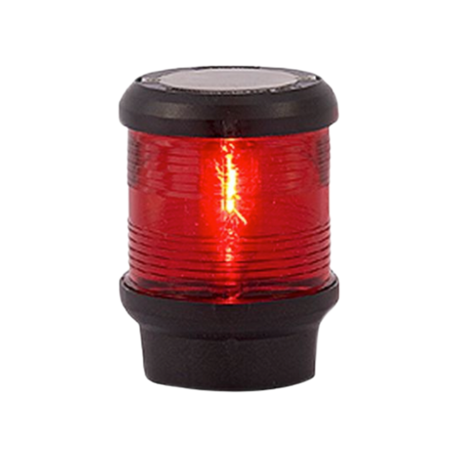 Aqua Signal S40 Red Port Navigation Light – Surface-Mounted, 12V, 360° Visibility