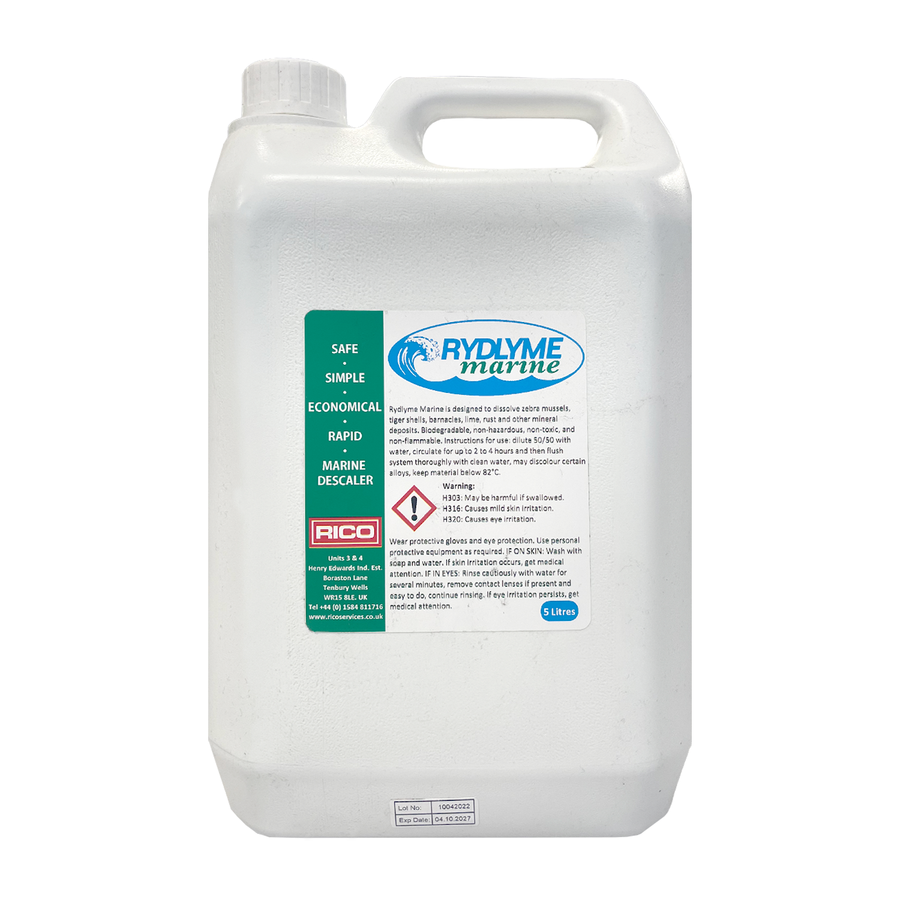 Rydlyme Marine Rapid Biodegradable Marine Descaler 5L