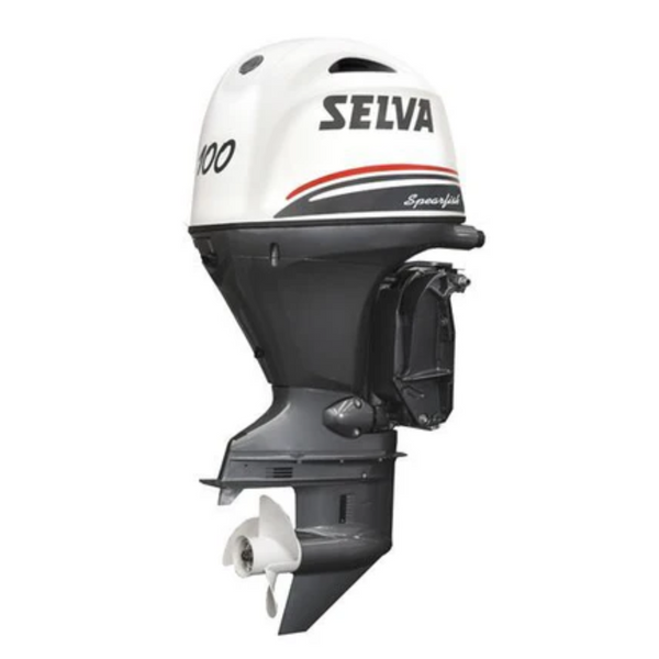 Selva Spearfish EFI 100HP 4-Stroke Outboard Engine Extra Long Shaft