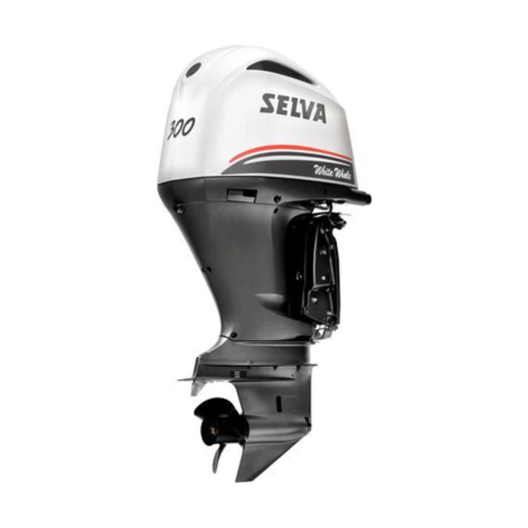 Selva White Whale EFI 300XSR 4-Stroke Outboard Engine Ultra Long Shaft