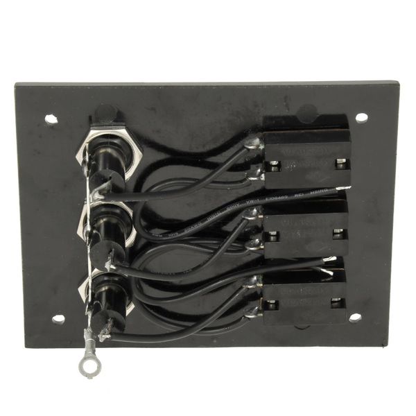 AAA 12V 3-Gang Fuse Switch Panel (10030) – IP65 Marine Toggle Switch & Fuse Holder Panel