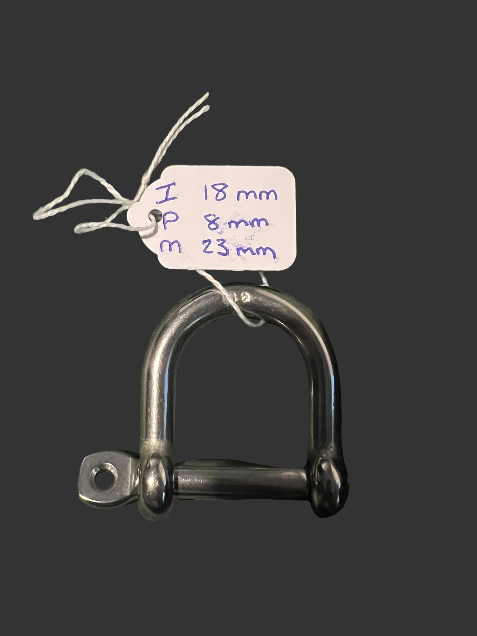 316 A4 Stainless Steel Wide Jaw Dee Shackle