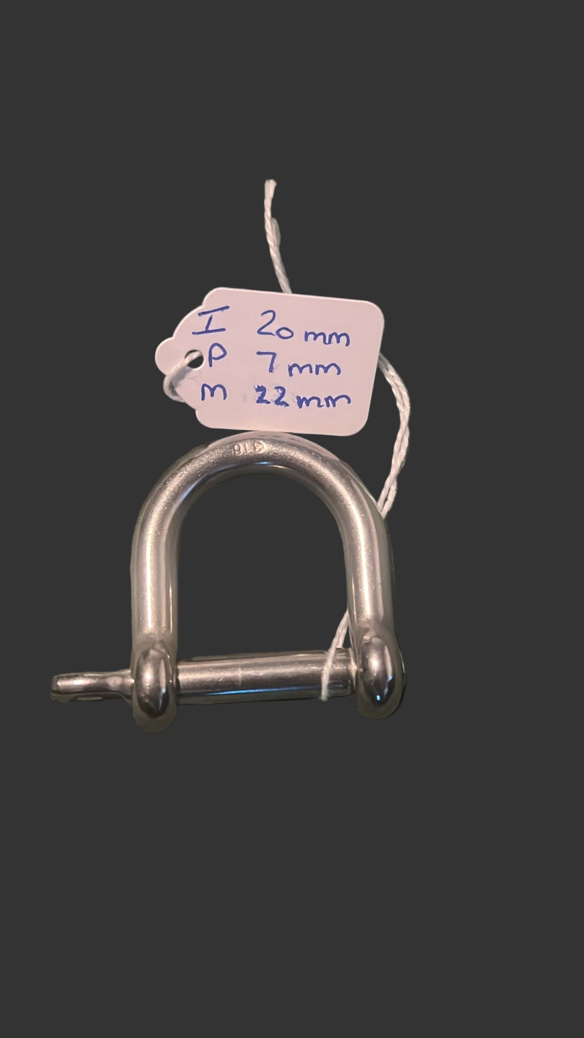 316 A4 Stainless Steel Wide Jaw Dee Shackle