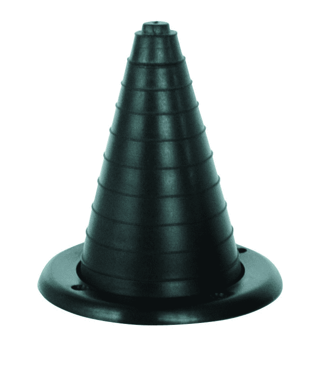 Waveline Black Wire Steering Cone 90mm x 100mm