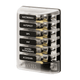 Blue Sea Systems ST Glass 6-Circuit Fuse Block – Negative Bus with Protective Cover