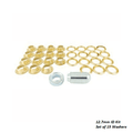 Aquafax Brass Eyelet Kit with Stamper Tool