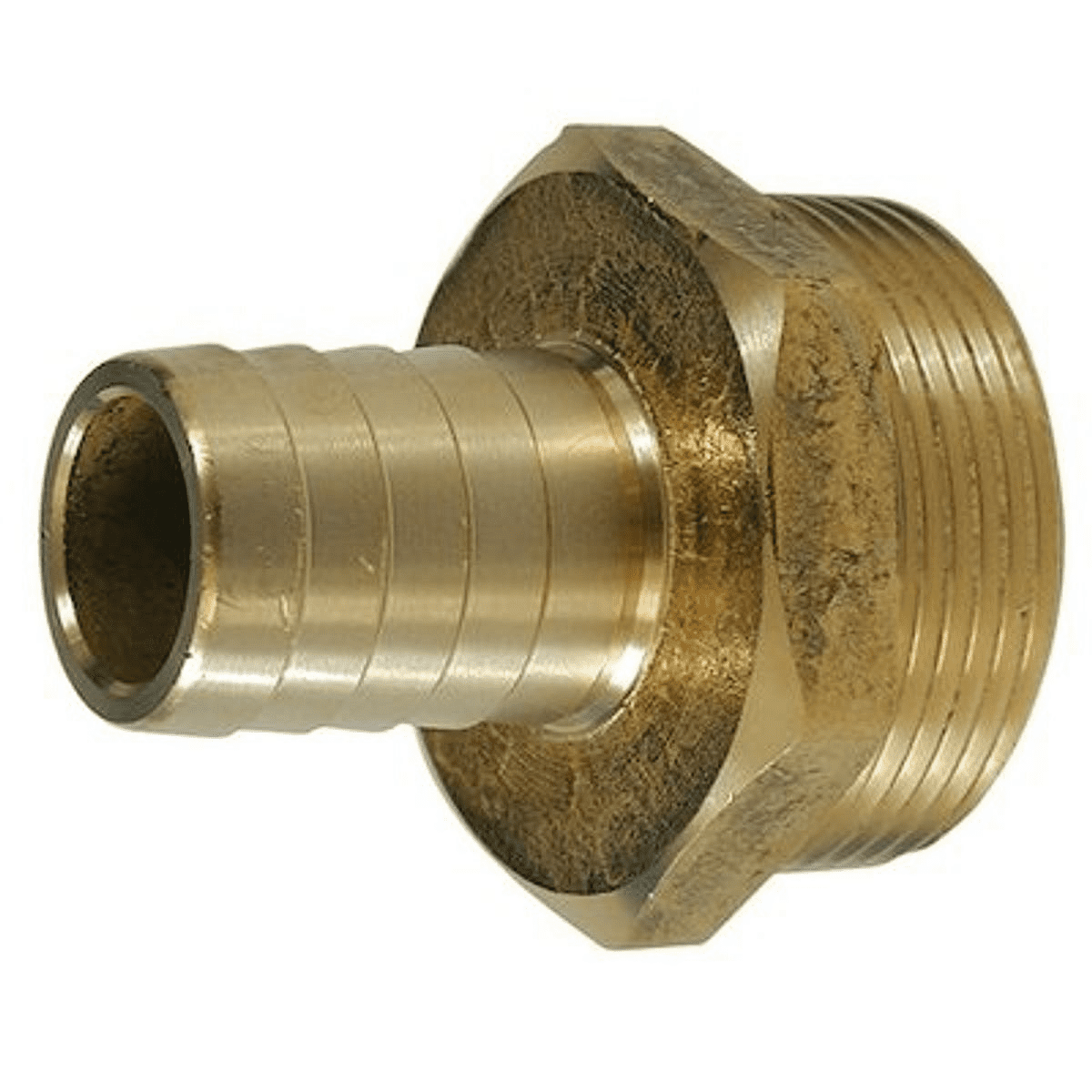 Aquafax Brass Hose DZR Male Connector with BSP Thread