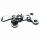 Cquip Chromed Brass Straight Hold Down Catch 100mm