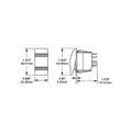 Contura Switch SPST Black - OFF-(ON)
