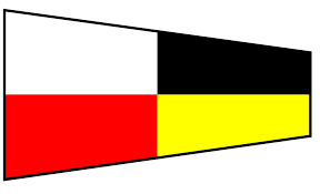 Meridian Zero Nautical Signal Flag 9
