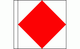 Meridian Zero Nautical Signal Flag Foxtrot - I am Disabled, Communicate with Me