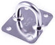 Seasure Flat Eye Plate 41Mm X 51Mm 16.05