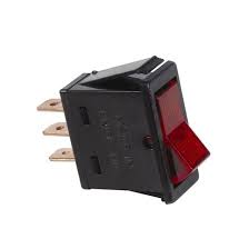 Rocker Switch Flush Fit Green Illuminated Q885