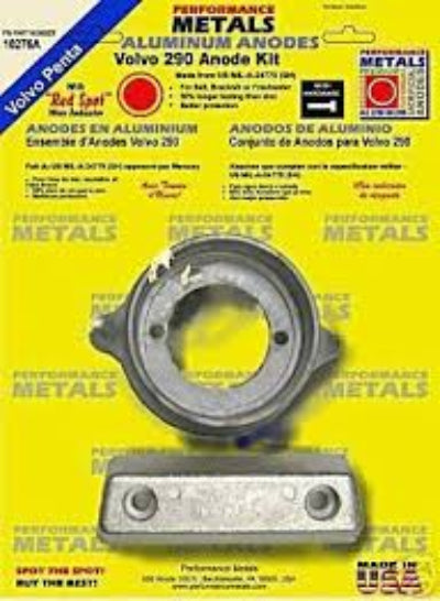 Aquafax Volvo 290 Zinc Anode Kit